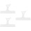 3Pcs Acrylic Charcuterie Handle Templates White DIY Woodwork Stencils 8