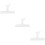 3Pcs Acrylic Charcuterie Handle Templates White DIY Woodwork Stencils 10