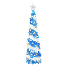 1,5 Meter hoher, schlanker Weihnachtsbaum mit Pailletten