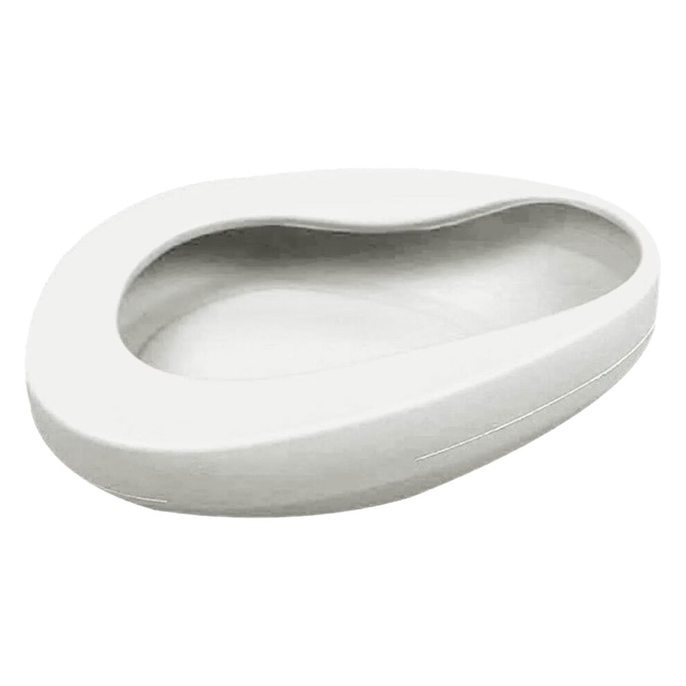 Metal Bedpan with Secure Lid, Reusable & Easy Clean