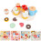 2Sets Robustes Kinder Tee-Set Aus Holz Und Kunststoff Bunt 10