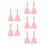 10Pièces Main En Fer Et Bois Rose Pour Et Table 8