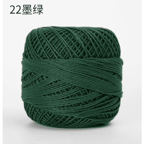Snáithe Cróise Cadáis Íon Méid 3 – 50g  3, Glas Dorcha