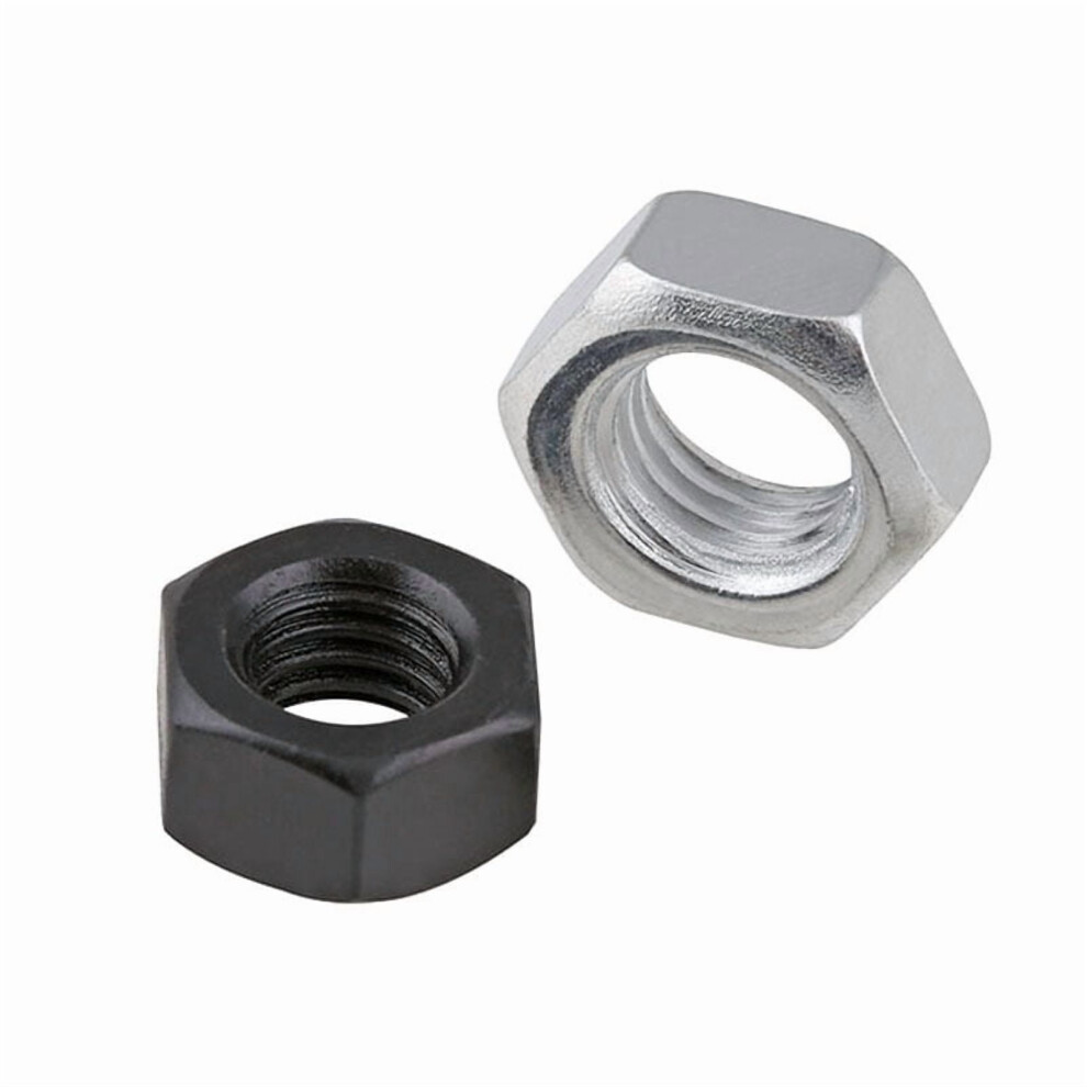 50Pcs M2 M3 M4 M5 M6 Hex Nuts Nickel/Black Nickel Hex Head Nut Carbon Steel Fastener 9336866706307