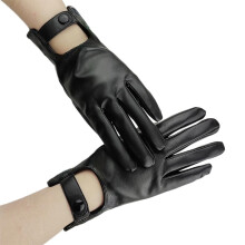 Punk Motorcycle Gloves Full Finger Windproof PU Leather Outdoor Riding Gear Rock Fashion Accessory