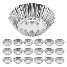 Moules à tartelettes en acier inoxydable, 30 pièces