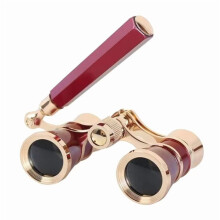 Opera verrekijker 3x25 compact met handvat rood