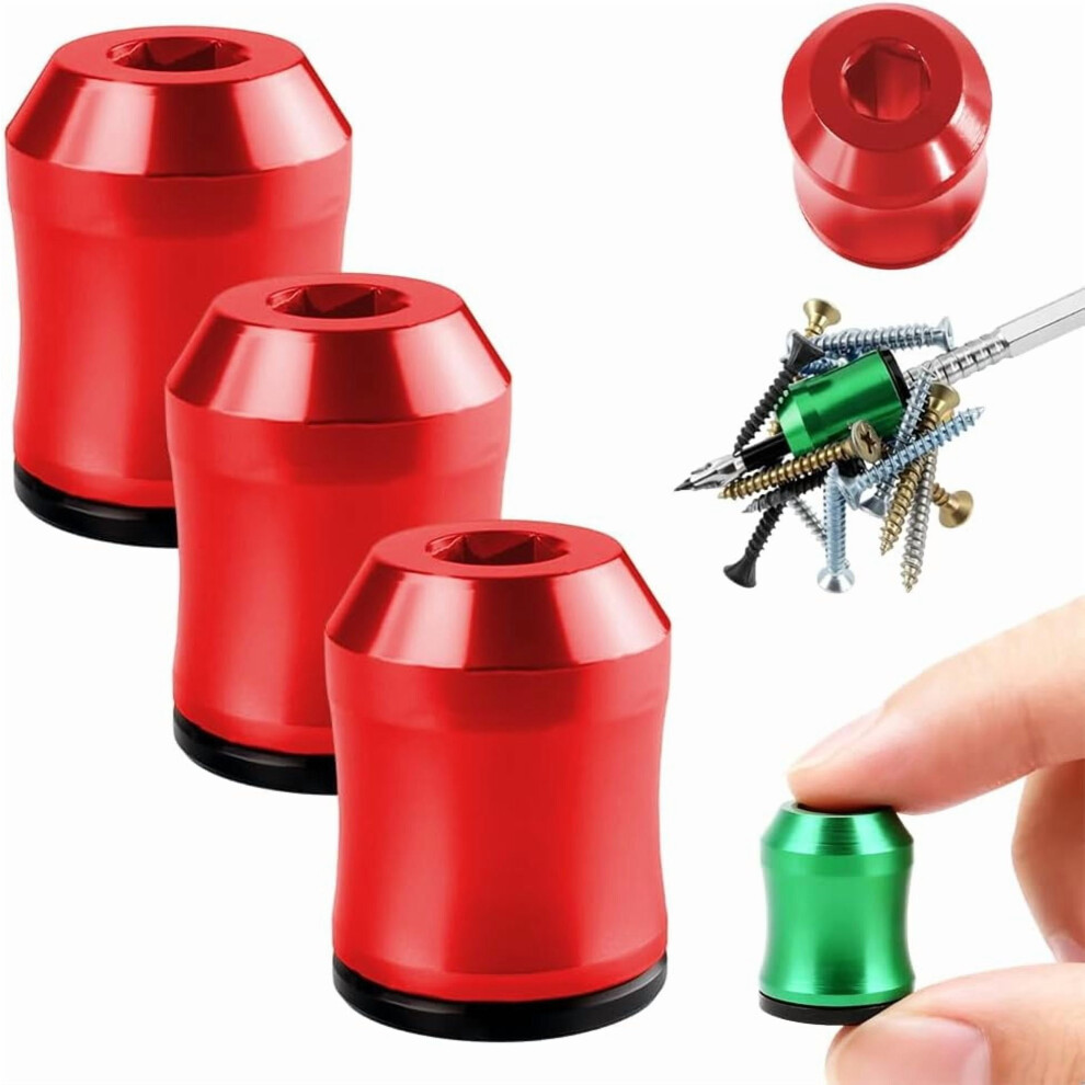 Aluminum Alloy Magnetic Bit Holder,Magnetizer Demagnetizer Tool For Screwdriver Drill Bits Hex Shank 9336866709230