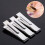 Stainless Steel Fish Tweezers with Beveled Tip 3