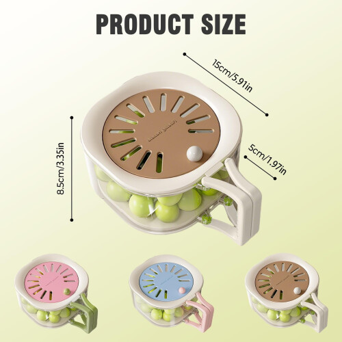 Coupe-raisins avec poignée ergonomique, compatible lave-vaisselle 2