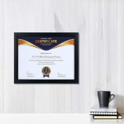 8x10 Navy Blue Wood Composite Picture Frame 6-Pack 1