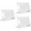 3Sets Klarer Acryl Schreibtisch Whiteboard Abwischbare Planer 7