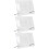 3Sets Klarer Acryl Schreibtisch Whiteboard Abwischbare Planer 9
