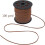 Cordon en daim couleur café 3 mm x 100 yards 2