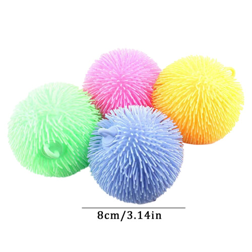 Mehrfarbiger, stacheliger Igel-Stressball – weicher Sensorik 1