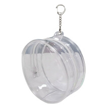Transparent Pouch for 10cm Plush Dolls Stylish Protections Bag Clear Doll Pendant Bag Keychain Doll Holder Case