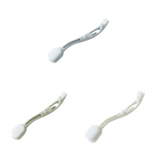 Solid Color Hanging Double Head Long Handle Cleaning Shoe Brush Shoe, Handle Cleaning Shoe Brush, For Washing Shoes Soft Brush Cleaning Brush