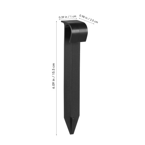 Schlauchanker, Kunststoff, schwarz, PE, 100 Stück 1
