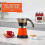 6 or 3cup Electric Espresso Maker, Orange 5