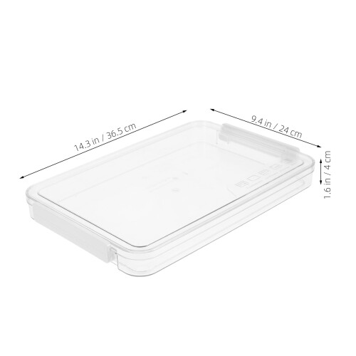 2-Pack White Plastic File Folder Storage Boxes with Lids for Office Document Organization and Home Filing 1
