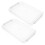 2-Pack White Plastic File Folder Storage Boxes with Lids for Office Document Organization and Home Filing 5