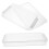 2-Pack White Plastic File Folder Storage Boxes with Lids for Office Document Organization and Home Filing 8