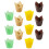 Tulip-shaped cupcake liners paper 200 pcs 8