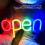 Handmade Neon Open Sign 13.8in 16