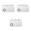 3Pièces Plateau Mélange Durable Argent Pour & 1