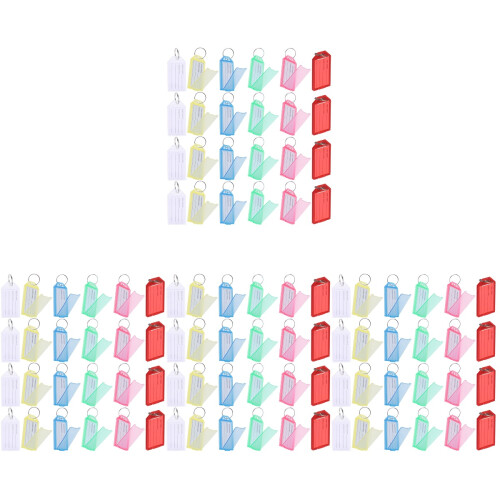 240Pièces Porte-Clés Avec Étiquettes, PVC Et , Usage Polyvalent