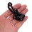 2Pièces Colliers De Fixation Câble Noir Aluminium Pour 10