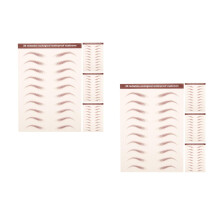 Sourcils Transfert Eau Étanche Marron Naturel