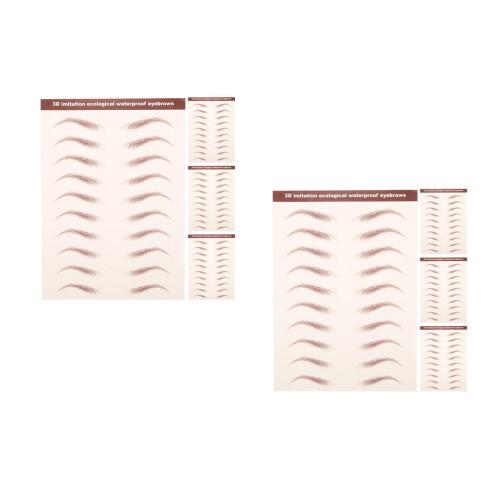 Sourcils Transfert Eau Étanche Marron Naturel