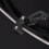 2Pièces Colliers De Fixation Câble Noir Aluminium Pour 11