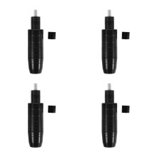 4Pièces Tiges Anti-Chute Métal Noir Pour Protection Cadre Robuste