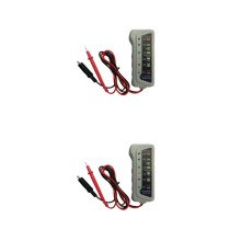2Pièces Moniteur De Batterie Multi Couleur Avec Protection Sécurisée