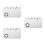 3Pièces Plateau Mélange Durable Argent Pour & 8