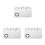 3Pièces Plateau Mélange Durable Argent Pour & 9