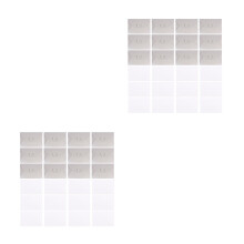 40Pièces Enveloppes Argentées Pour Cartes Souhaits Et Cadeaux