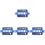4Pièces Station Aluminium Connecteur Xt60 1