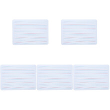 5Pièces Tableaux Blancs Effaçables Multi Usage Compact Pour