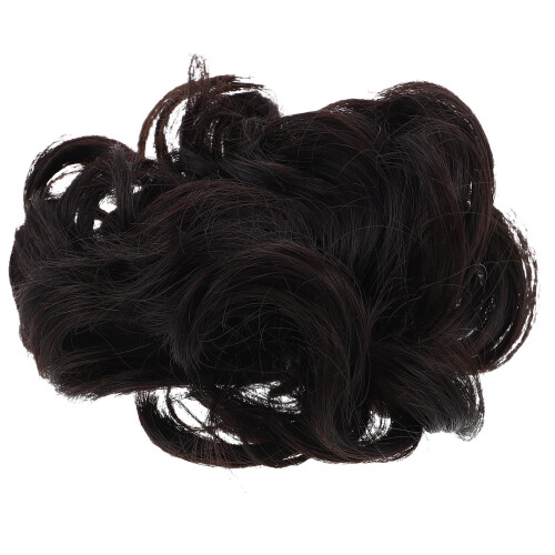 3Pièces Extensions Noir Clip Chignon Résistant Usage 1