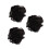 3Pièces Extensions Noir Clip Chignon Résistant Usage 8