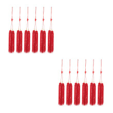 12Pièces Pompons Décoratifs En Tissu Pour Arts Martiaux