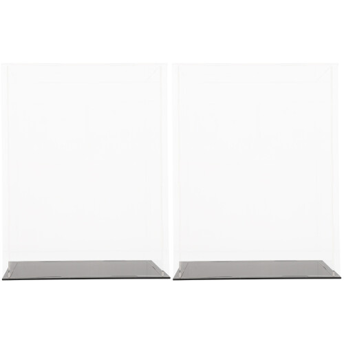 2Pièces Présentoir Clair Pour Poupées, Modèles Et Objets De Collection