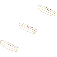 3Pcs Multi Color Eyewear Safety Strap Glasses Chain for Hanging Use