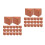 60Pcs Reusable Clay Mini Bricks for Detailed Miniature Building Craft 1