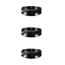 3Pièces Visières Pluie Casque Plastique Noir Polyvalent