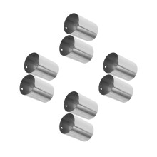 8Pièces Terminaisons Rampe Escalier Acier Inoxydable Élégantes Argent