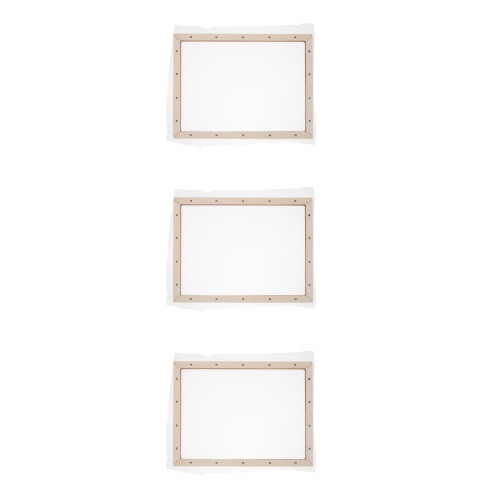 3Pièces Cadre En Bois Pour Fabrication Mesh DIY